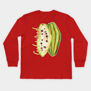 COOL MOOD with fresh fruit Kids Long Sleeve T-Shirt